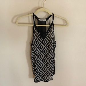 Black and White Tanktop
